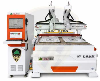 MÁY PHAY CNC 2 ĐẦU ĐỘC LẬP THAY DAO TỰ ĐỘNG HT-1328R2ATC