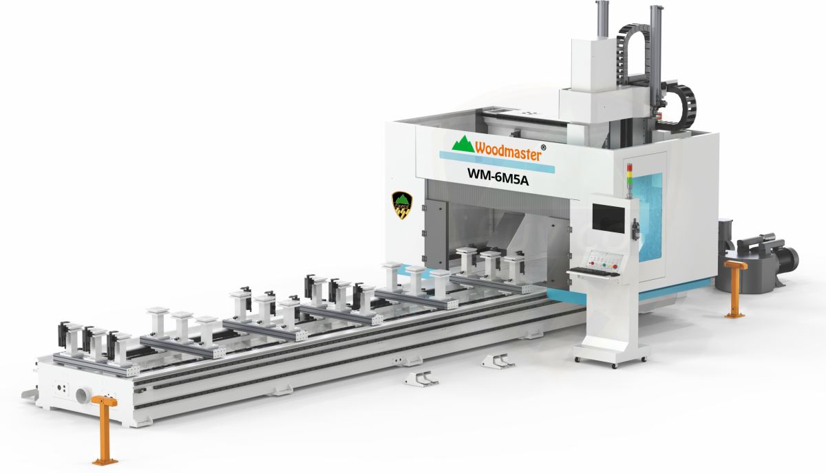 MÁY PHAY CNC 3D 5 TRỤC LÀM CỘT NHÀ WM-6M5A