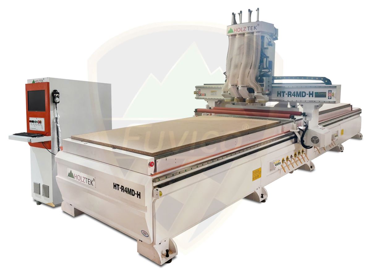 MÁY PHAY CNC NESTING 4 ĐẦU 2 BÀN HT-R4MD-H