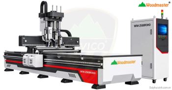 MÁY PHAY LỌNG CNC ROUTER 3 TRỤC TẢI NẶNG 2 BÀN WM-2500R3HD